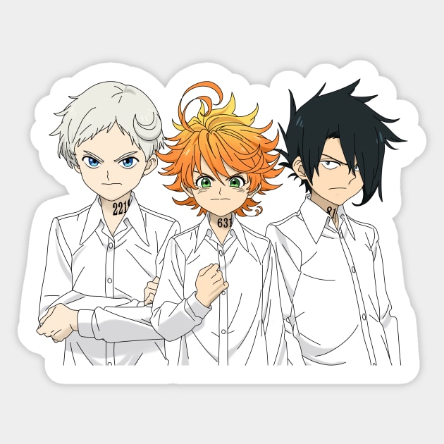 Determined Trio - TPN Sticker by katelin1